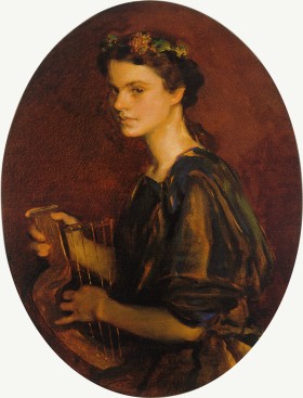 Girl with Lyre, 1905